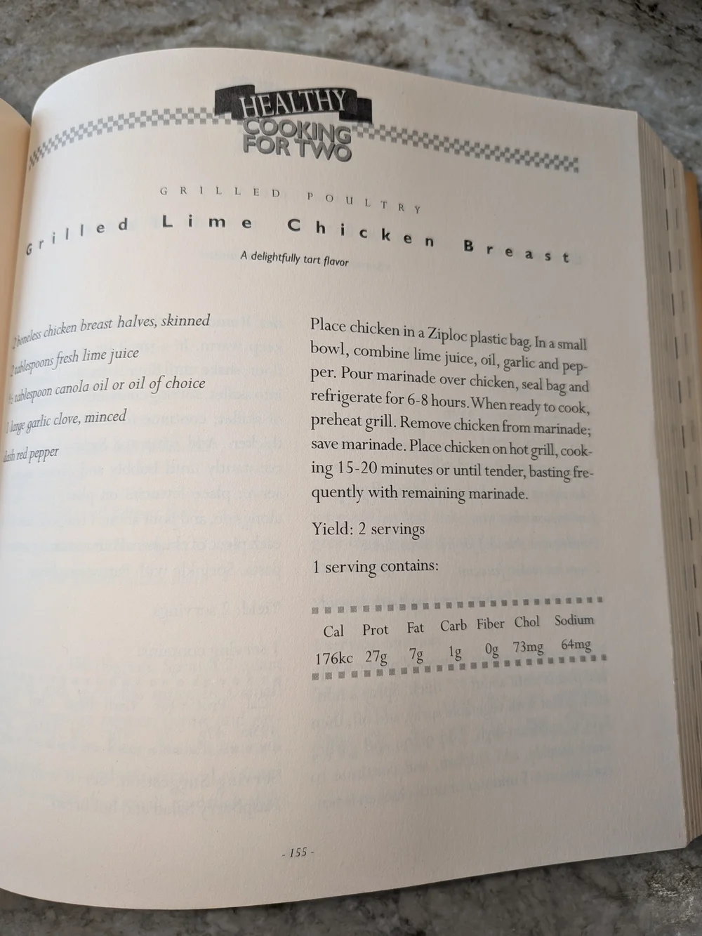 Vintage Healthy Cooking for Two Cookbook Low fat Low Cholesterol Diet Recipes